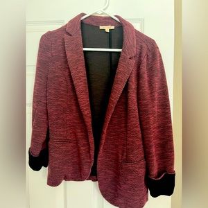Soft maroon blazer